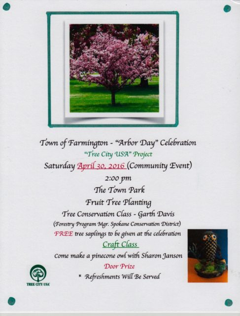 Arbor Day Celebration @ City Park